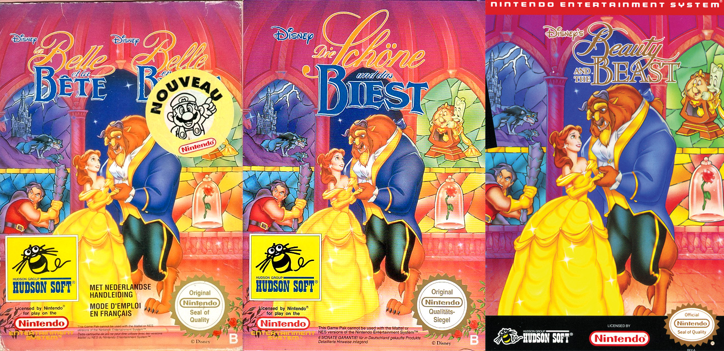 Beauty and the clearance beast nes