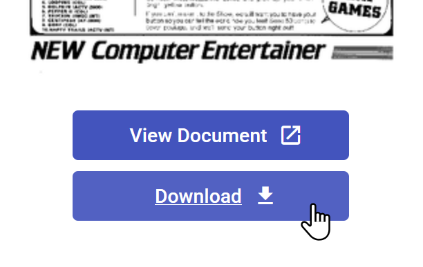 A "Download" button now appears in the VGHF Digital Archive.