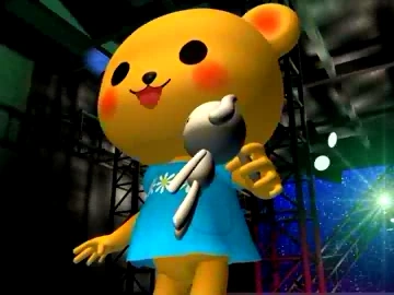 An animation of the character Cookie Blair dancing, taken from the game Cookie's Bustle.