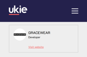 A membership listing for "Gracewear," with a logo that says "Graceware."