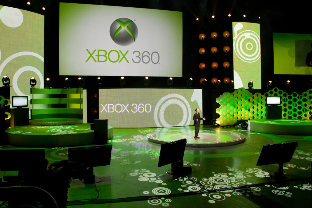 The Xbox 360 press conference at E3 2009.